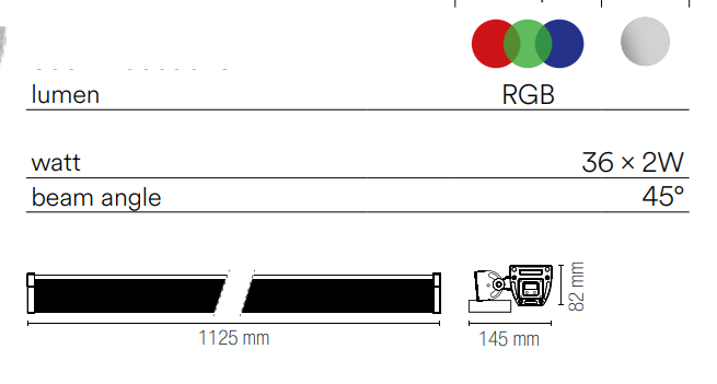 Proiettore per esterno IP65 in alluminio led integrato RGB WALLWASHER Proiettore per esterno IP65 in alluminio led integrato RGB WALLWASHER